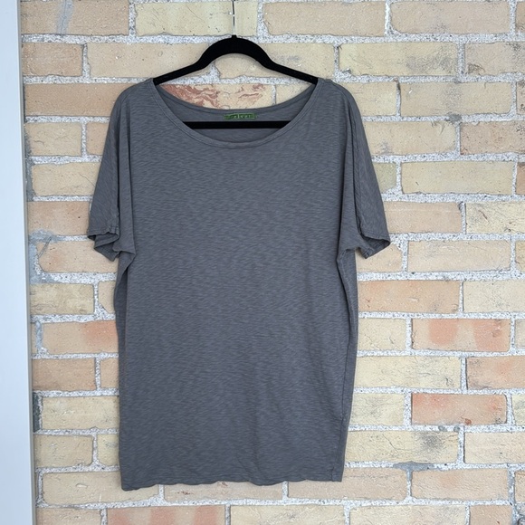 Velvet by Graham & Spencer Greenish/Gray Open Front Women's Sweater - Picture 7 of 8